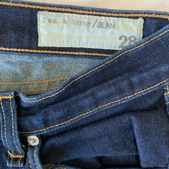 rag & bone Denim - Rag & Bone Straight Leg Denim Jeans - size 28